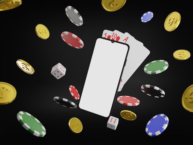 Layar utama permainan Tembak Ikan di aplikasi Android pragmatic 4d dengan kontrol sentuh dan tampilan ikan bergerak